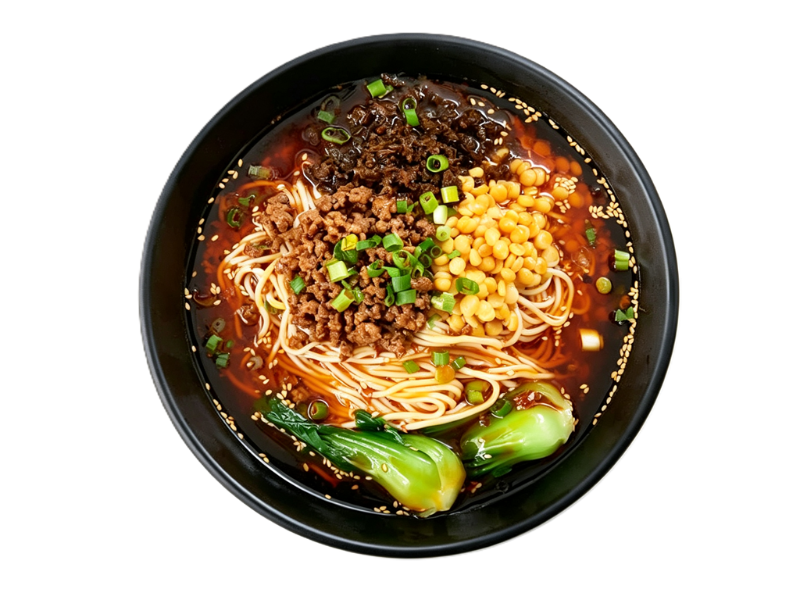 Pea and Pork Noodles